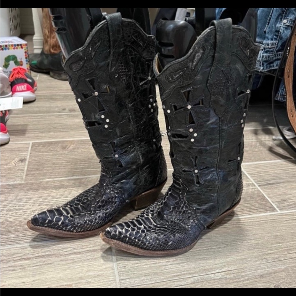 Corral python Cowboy Boots